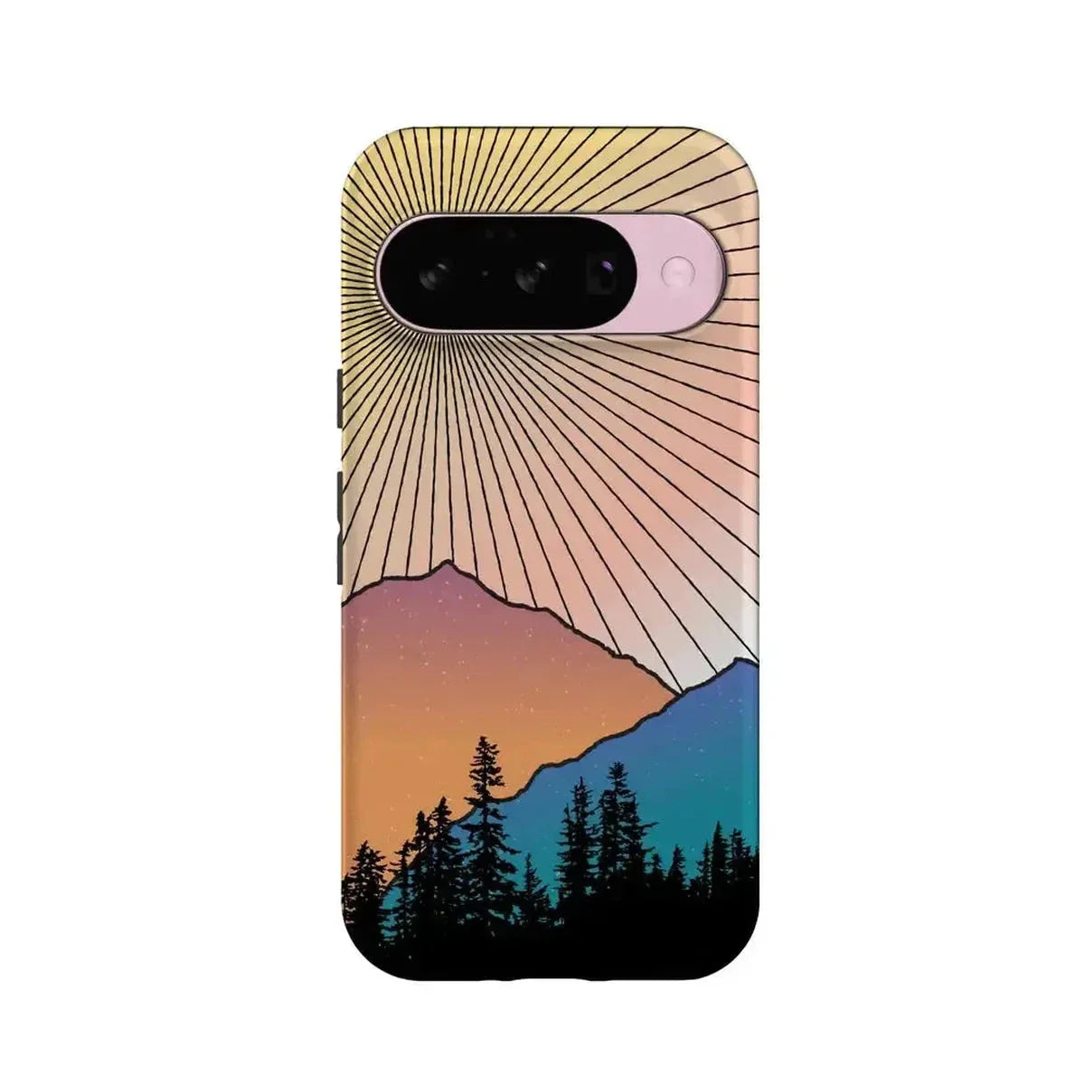 Golden Hour | Mountain Sunset Google Pixel Case